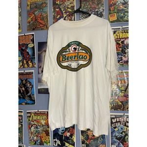 BEERLAO BEER LAO BREWERY COMPANY LTD SHORT SLEEVE T-SHIRT WHITE SIZE XXL